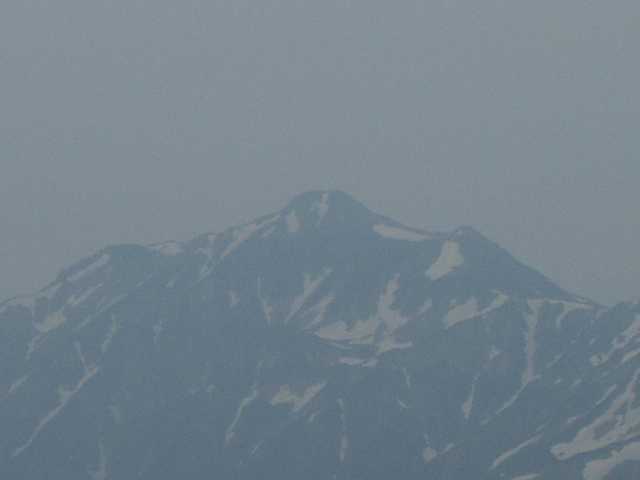 西の方から笠ヶ岳