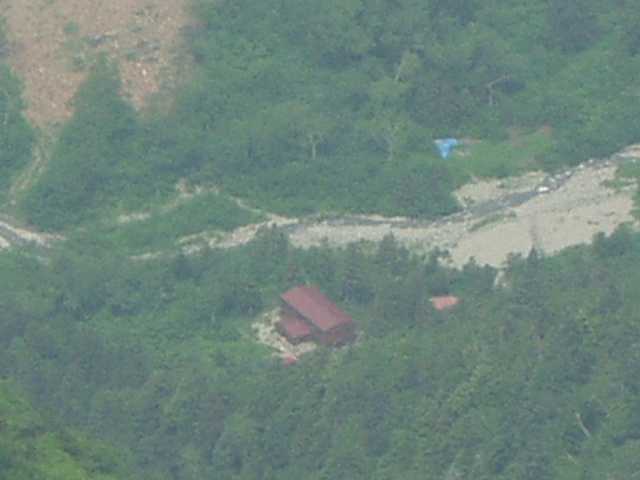 天狗原への分岐