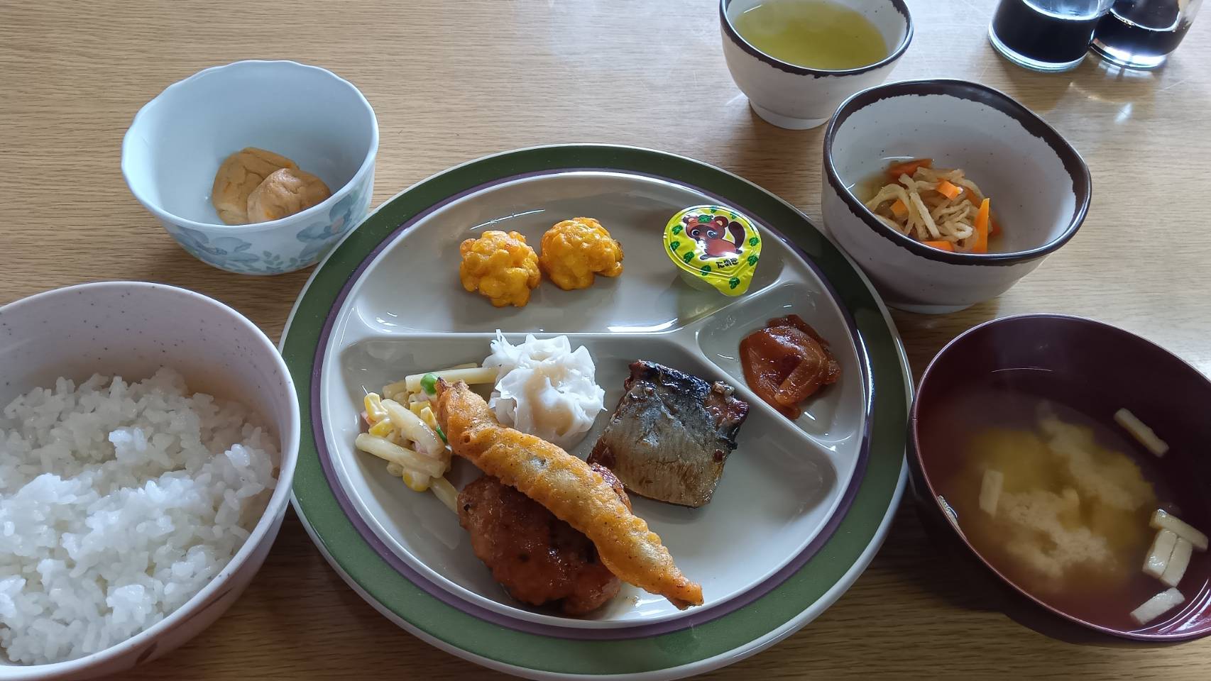 新越山荘の夕食